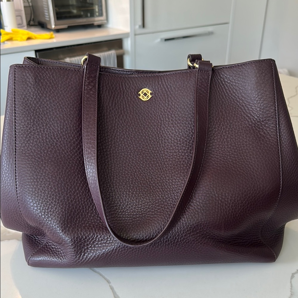 Dagne Dover Burgundy Large Allyn Tote